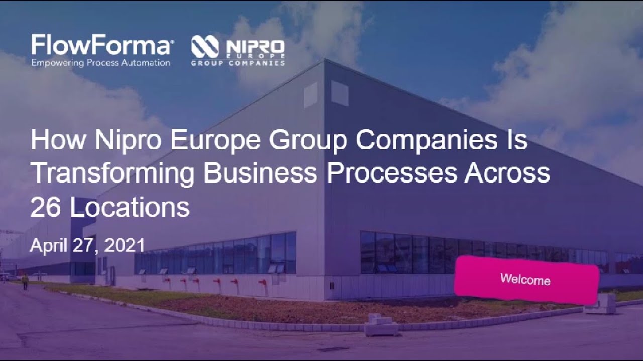 How Nipro Europe Is Transforming Business Processes Across 26 Locations