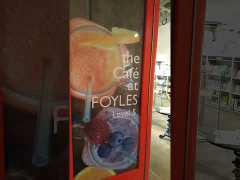 Foyles Bookshop Cafe #london Sep 2023