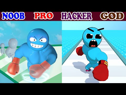 NOOB vs GOD in Level Up Race vs Level Up Runner - PikaName