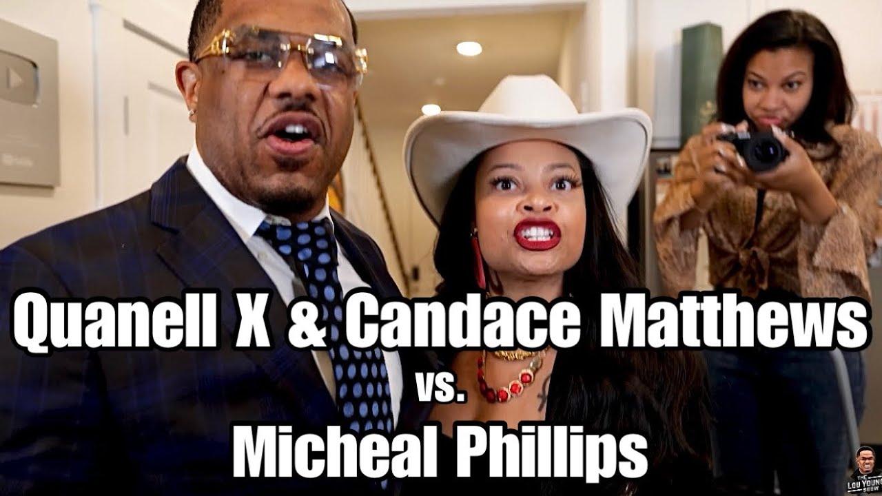 Activists Dr. Candice Matthews & Quanell X pull up on Micheal Phillips for Using a Racial Slur!