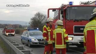 preview picture of video '23.01.2011 - Bruchhausen - Rhein-Neckar-Kreis - Tödlicher Frontalzusammenstoß'