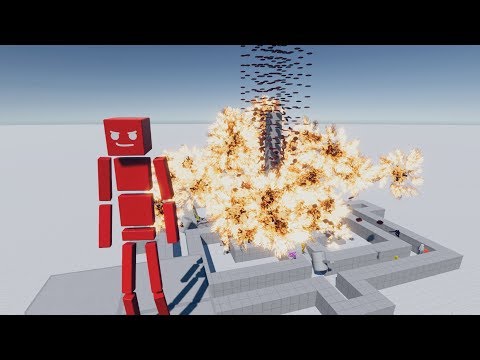 I Built A 1000 Ton Nuclear Bomb To Destroy Ragdoll Lives in Fun With Ragdolls