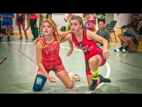 52 kg Girls Freestyle – Victoria Macias {B} Illinois Cornstars vs Valerie Maldonado {R} Jersey Girls