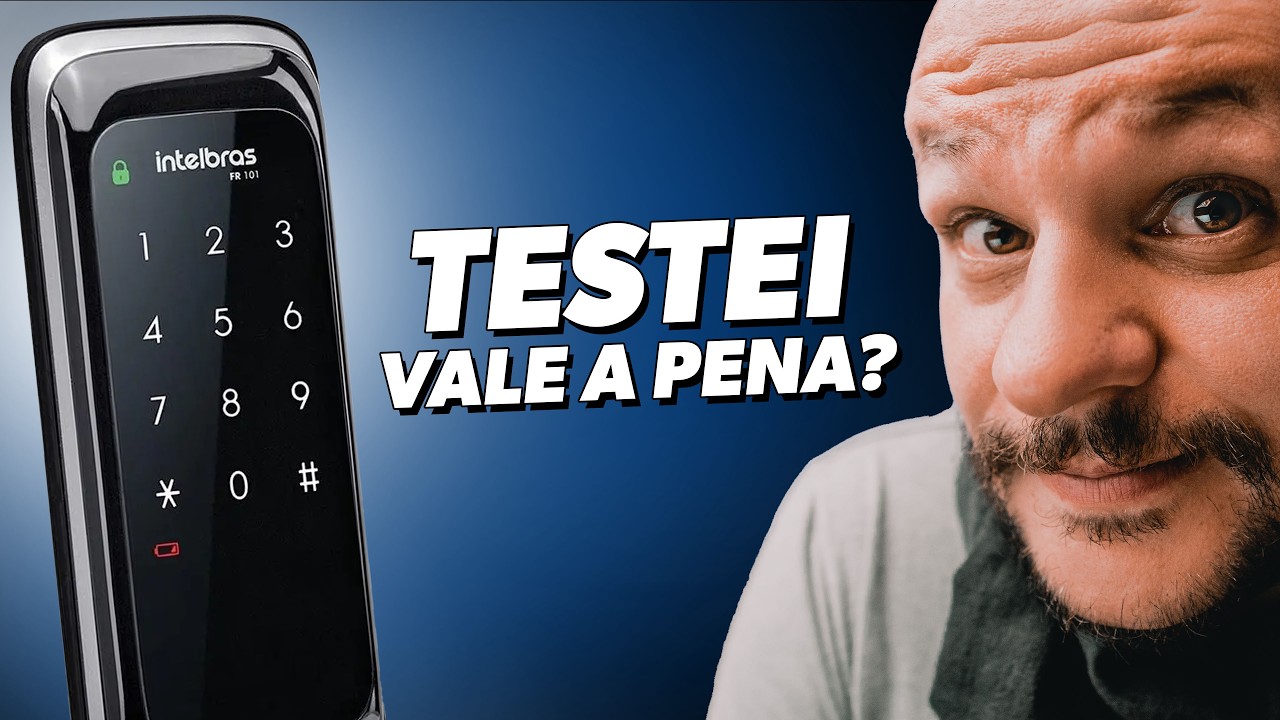 Fechadura Intelbras FR 101 é boa e vale a pena? Análise fechadura Digital de Sobrepor