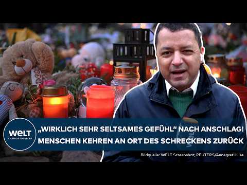 MAGDEBURG: "Niemand in Weihnachtsstimmung" Nach Anschlag! Menschen kehren zum Weihnachtsmarkt zurück