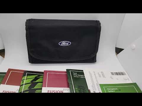 2012 Fits Ford Fusion Owners Manual Set With Reference Guide and Case Oem