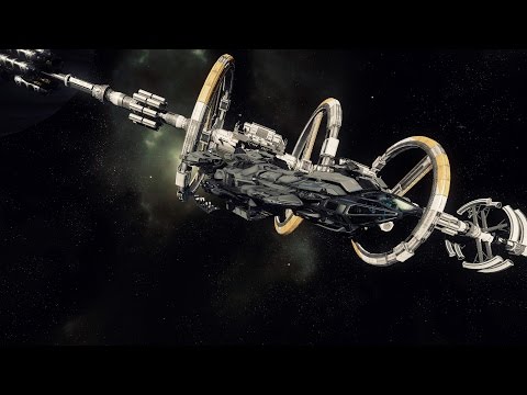 Constellation Andromeda - Shield Tanking and Turret Takedowns!