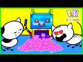 REAL CAT Vs ROBO CAT EK Doodles Build DIY Robot Cat Funny Video