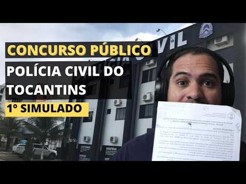 1º Simulado para o Concurso Público da Polícia Civil do Tocantins