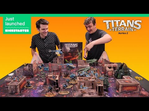 The Easiest Terrain for Warhammer 40k - Titans Terrain Series 2 is HERE