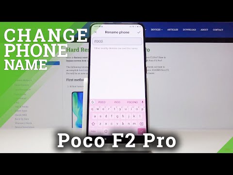 How to Change Device Name in XIAOMI Poco F2 Pro – Rename Your Device