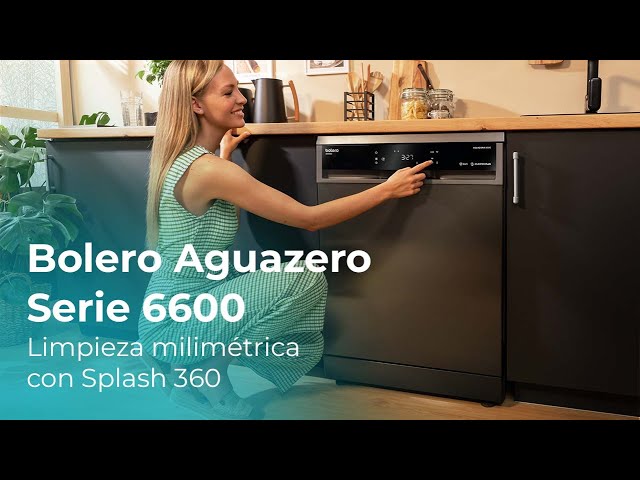 Lave-vaisselle Cecotec Bolero Aguazero 6600 Inox 14 couverts B Inverter O2 Dry video