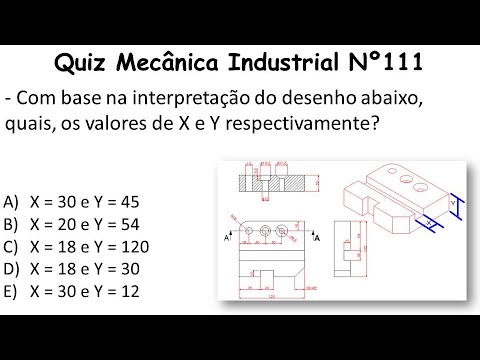 Quiz Mecânica Industrial - Vídeo 111