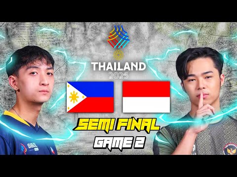 PHILIPPINES vs INDONESIA GAME 2 | SEMIFINALS | 33rd SEA GAMES 2025 | PHI vs INA