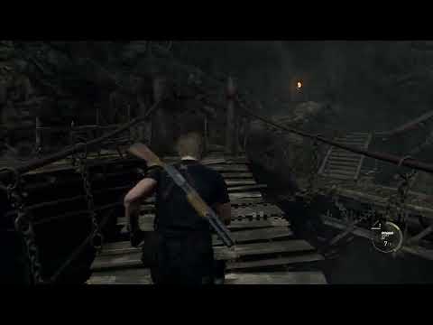 M0RRENDO NA PONTE NO RESIDENT EVIL 4 REMAKE