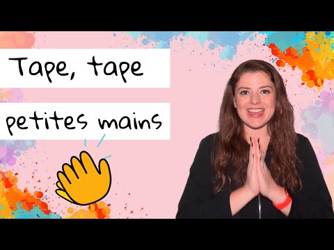 Tape tape,  petites mains | Andreea's Music Box | Comptine à gestes