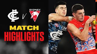 Carlton v Sydney Swans Highlights  Round 10 2022  