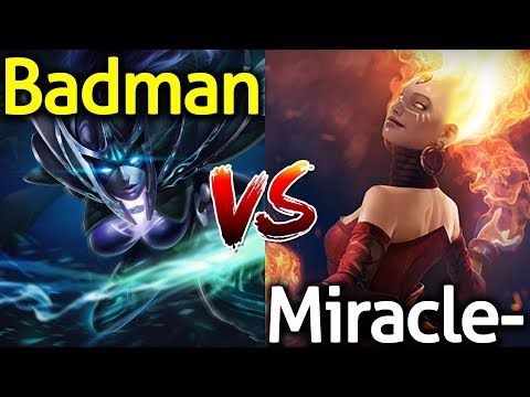 Miracle- [Lina] VS Badman [Phantom Assassin] - Kill or be Killed Dota 2