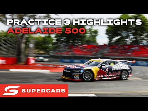 SUPERCARS 2024 VAILO Adelaide 500 プラクティス3ハイライト動画