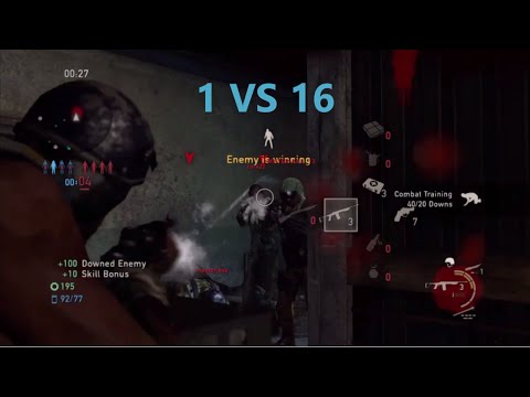 1 vs 16 Comeback - The Last of Us: Remastered Multiplayer (Bus Depot)