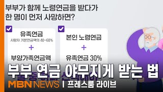국민연금 각자 받는 '연금 맞벌이' 부부 증가?…\ 연금은 각자 준비해야\ [프레스룸 오늘뭐사니]