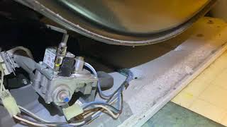 2020 Kenmore gas dryer gas coil replacement: use short Philips screwdriver
