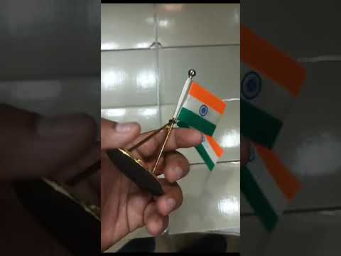 Indian Flag With Metal Sheet