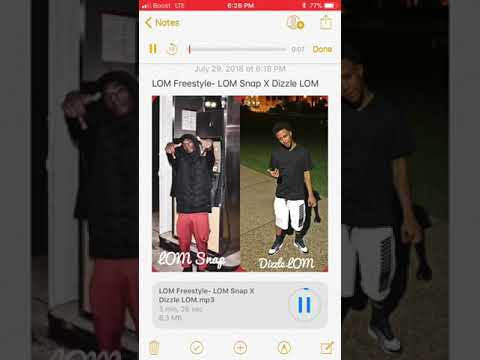 LOM Snap X DizzleLOM Rap Song