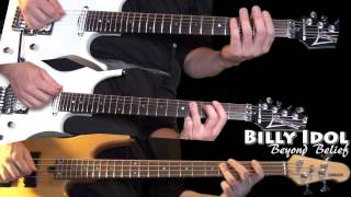 Billy Idol - Beyond Belief (Guitar &amp; Bass cover)
