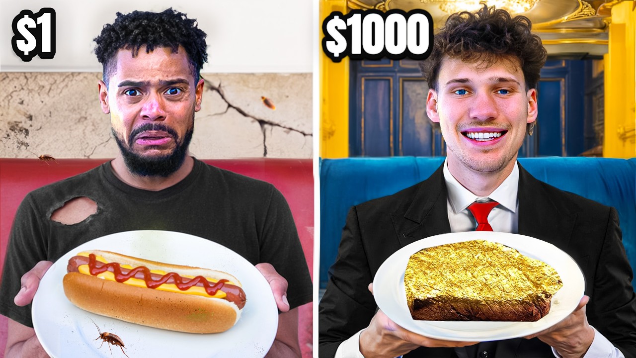 $1 vs $1000 Cooking Challenge!