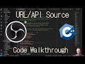 URL API Source OBS Code Walkthrough
