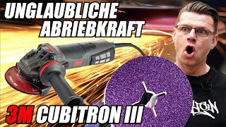 ALLESKÖNNER unter den Schleifscheiben! | 3M CUBITRON 3 im Härtetest