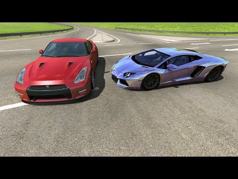 Side Impact Car Crashes - Beamng drive