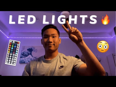 Setting up LED Strip Lights from AMAZON! (Tenmiro 65.6FT)