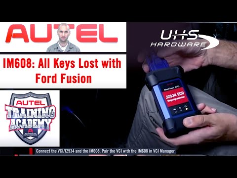 How To Program keys All Keys Lost for Ford Fusionusing Autel IM608 Key Programmer