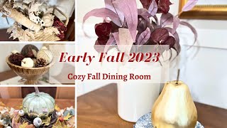 Cozy Fall Decorating Ideas | Dining Room Decorate with Me | Autumn Decor | Fall Table Centerpiece