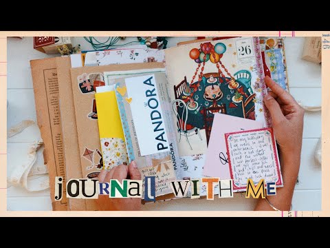 Junk journal with me 🎂 birthday pages