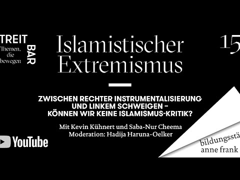 StreitBar #15: Können wir keine Islamismus-Kritik? | mit Kevin Kühnert & Saba-Nur Cheema