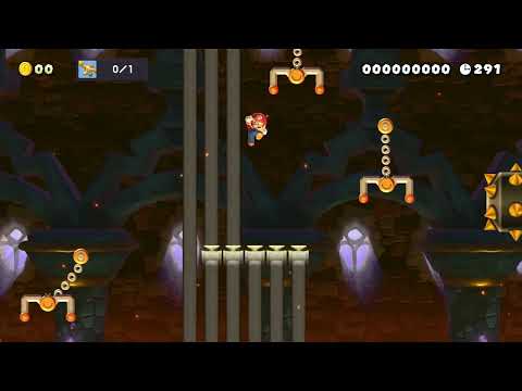 Boom boom's lava tower by trickymake 🍄Super Mario Maker 2 ✹Switch✹ #cbr