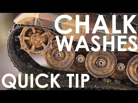 Making Chalk Washes for Scale Models - Quick Tip