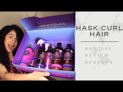 HASK Curl Care| Review + Routine + Result | AFFORDABLE curly products | Drugstore products