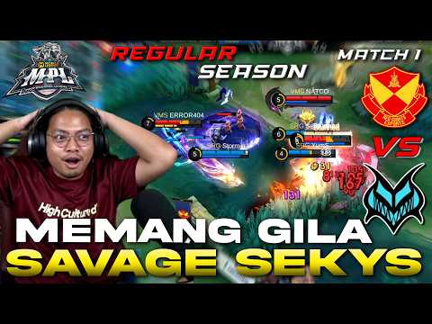 SRG VS VAMOS MATCH 1 REGULAR SEASON MPL MY S18 !