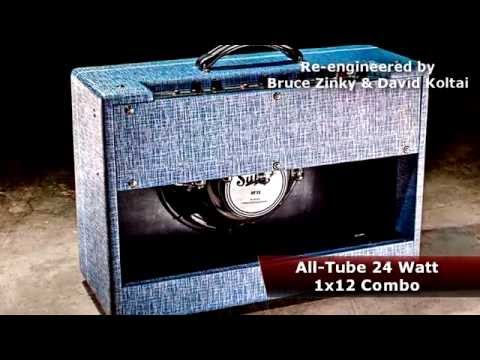 Supro 1624T Dual-Tone 1x12 Combo Amplifier Tone Report Demo by Andy Martin