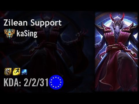 Zilean Support vs Alistar - kaSing - EUW Challenger Patch 6.9