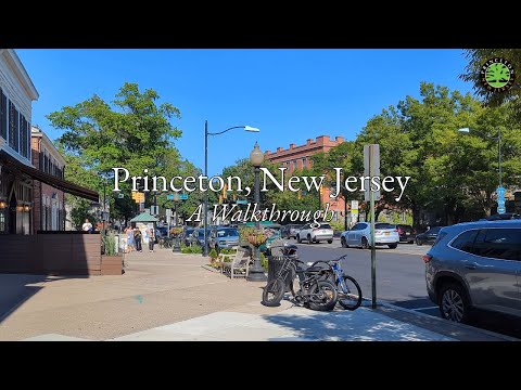 Walking Through Princeton, New Jersey [4K]