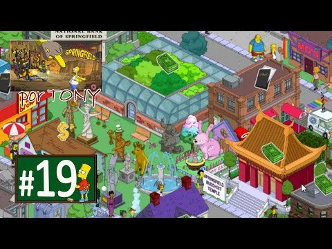 Los Simpson Springfield "Bart Royale, Cap. 19 - La Estatua de Jebediah dañada" por Tony