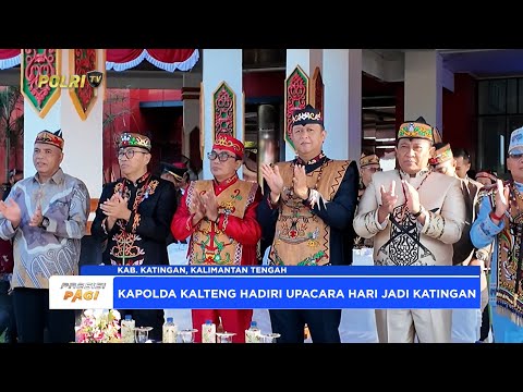 KAPOLDA KALTENG HADIRI UPACARA HARI JADI KE-23 KABUPATEN KATINGAN