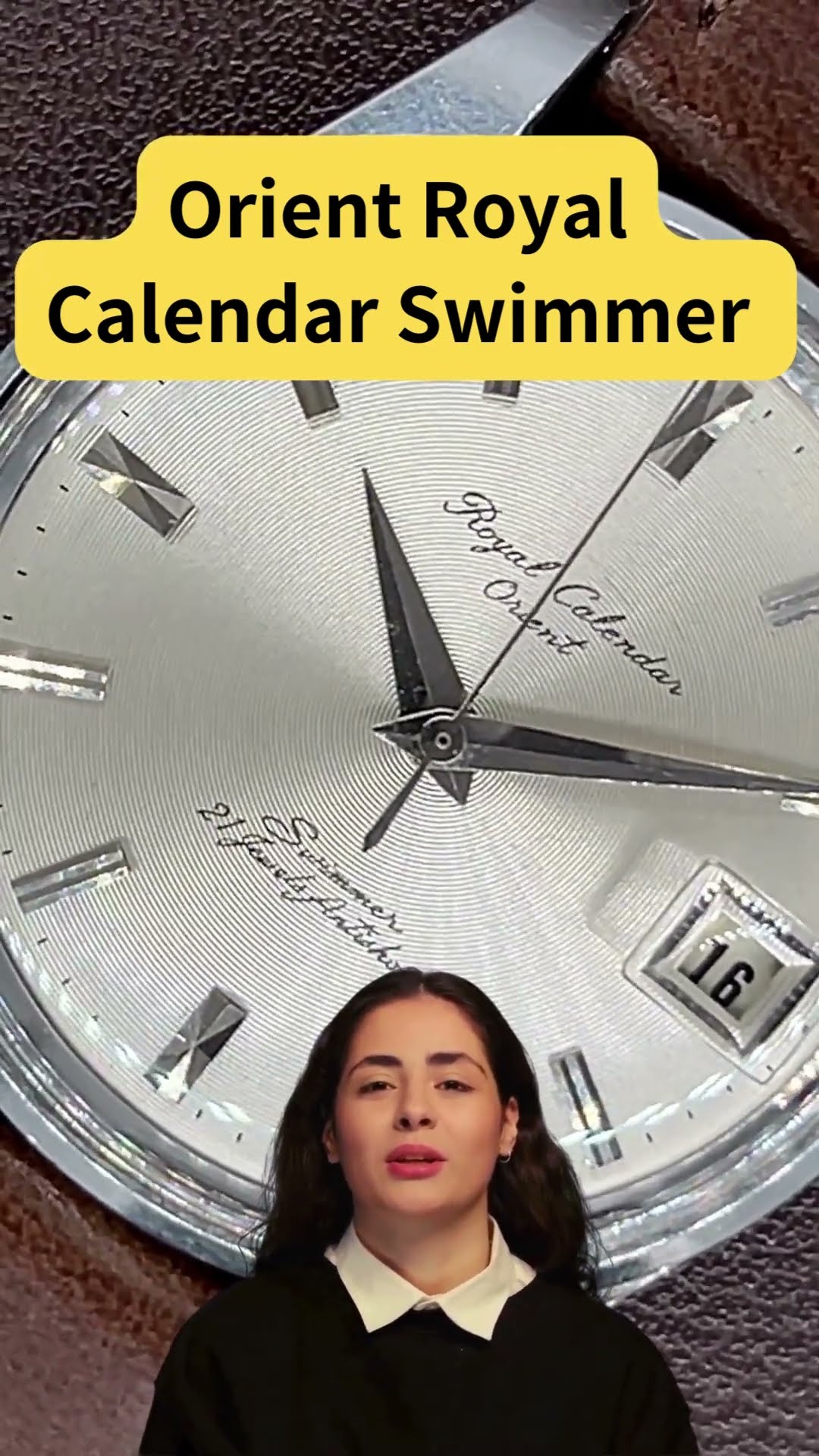 JA-2819| オリエント ロイヤルカレンダー スイマー 21石 Ref.F99013 SS