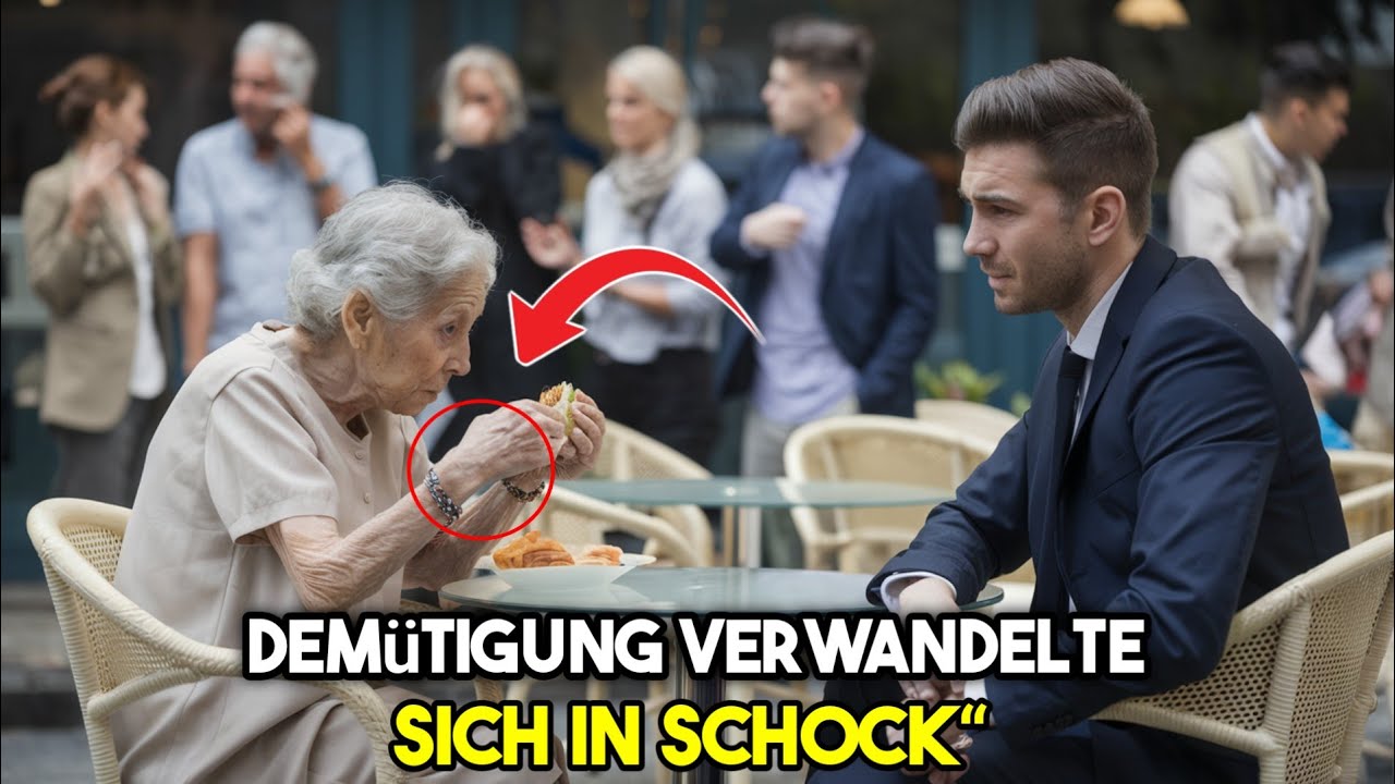 "Eine 80-jährige Frau wurde in einem Café gedemütigt – Was dann geschah, ließ alle sprachlos zurück