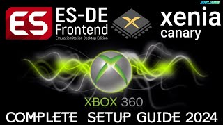 EmulationStation DE ☆ Xenia Canary Emulator Setup Guide #emulationstation #xbox360 #xenia